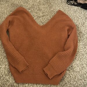 Off-the-shoulder sweater